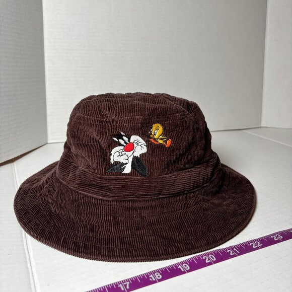 Warner Bros. Other - Vintage Corduroy Warner Bros. Adult Bucket Hat